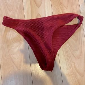Maroon bikini bottoms